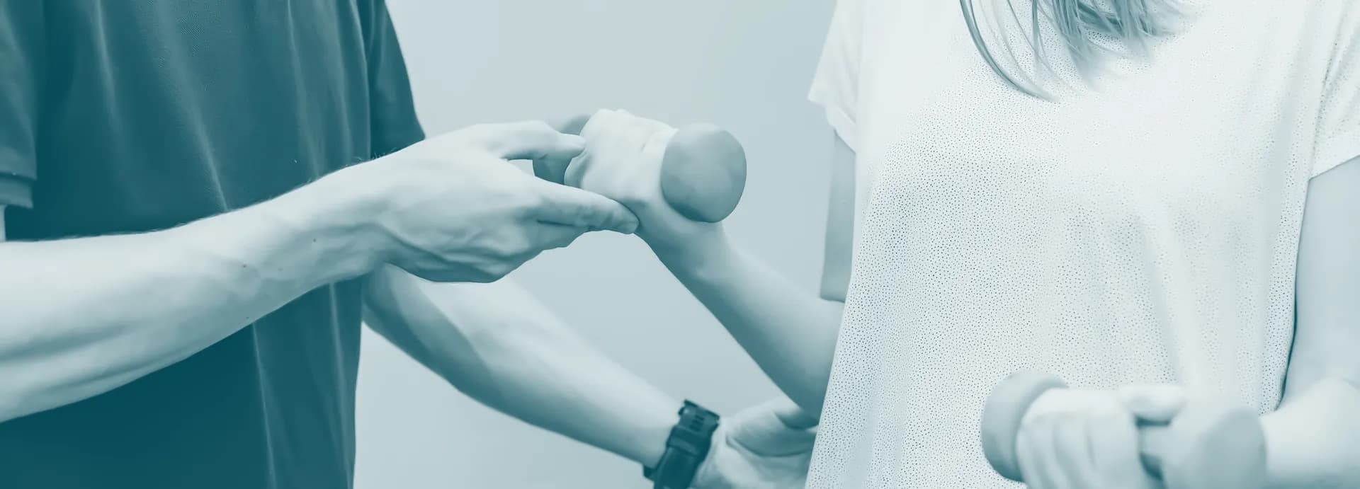 Sessão de fisioterapia ao domicílio